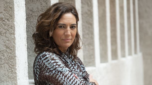 Sandra Erroz, 'Navarra Directo' saioko aurkezlea. Argazkia: EiTB