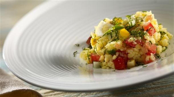 Receta de Tabule de verduras y menta