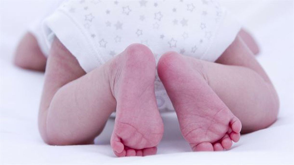 Imagen de los pies de un bebe