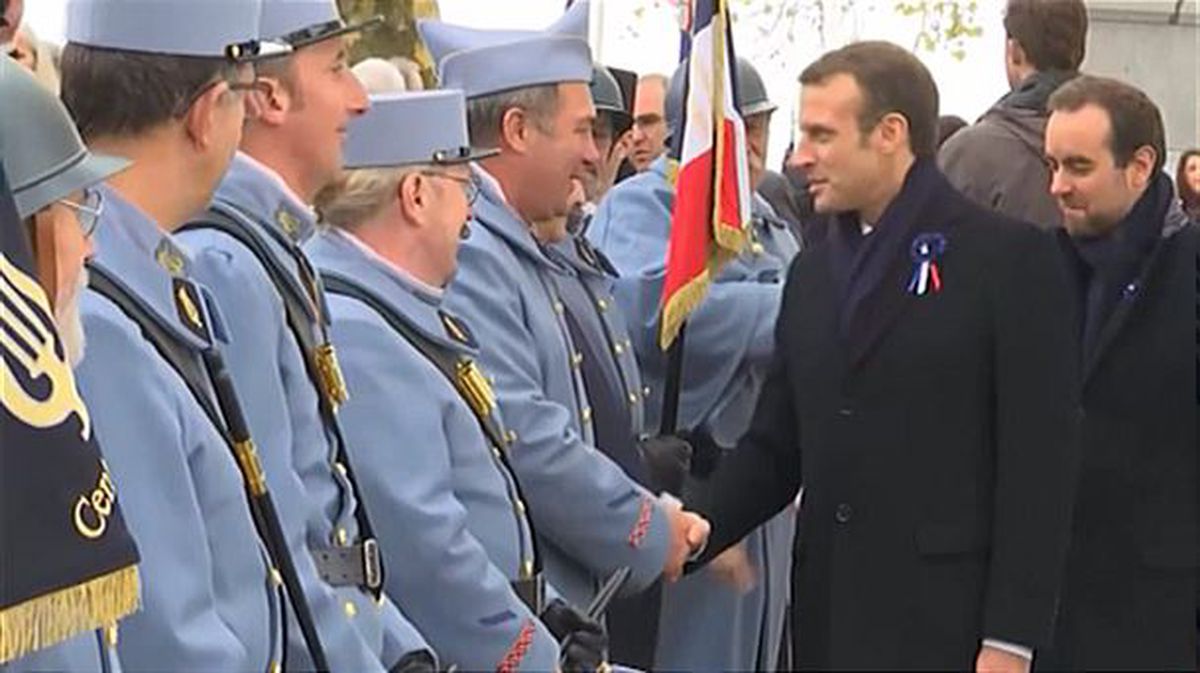 Macron en el polémico homenaje al mariscal Petain