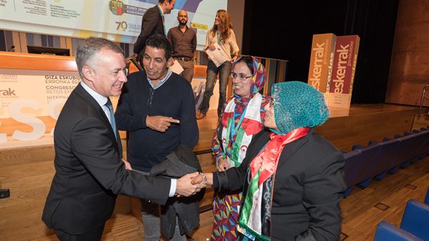 Iñigo Urkullu, durante su intervención en el Congreso Retos Emergentes 2018. Foto: Irekia 