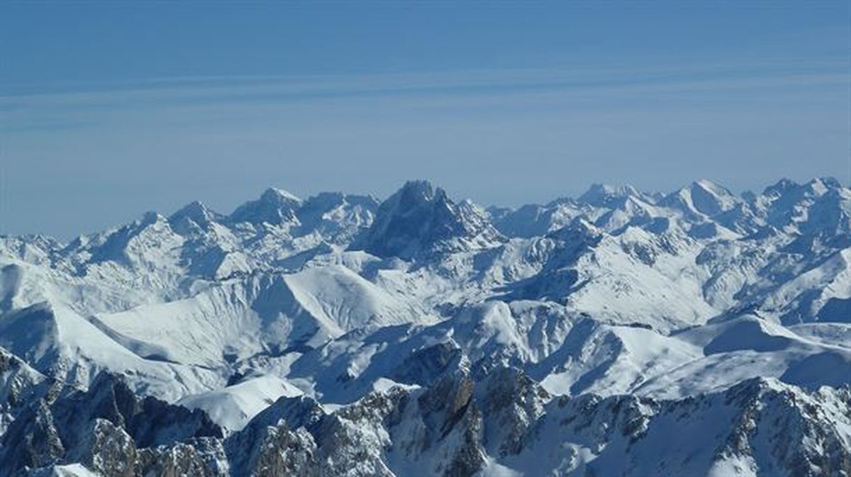 Vista del Chinebral de Gamueta, en Pirineos. Foto: Javier Andueza