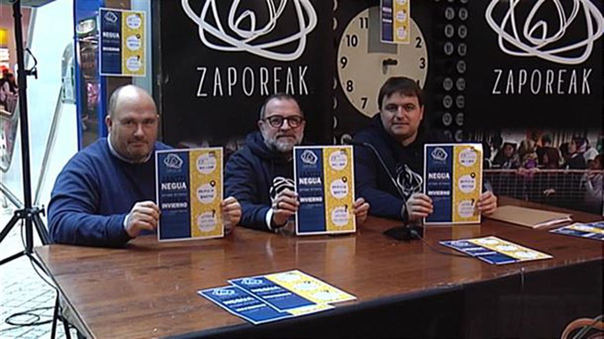 La organización sin ánimo de lucro Zaporeak. Imagen obtenida de un vídeo de EiTB.