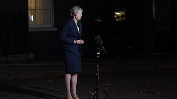 Theresa May, Erresuma Batuko lehen ministroa. Argazkia: EFE