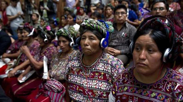 Guatemalako emakumeen irudi bat
