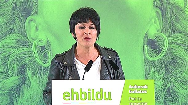 Maddalen Iriarte, Laudioko ekitaldian / Irudia: EITB.