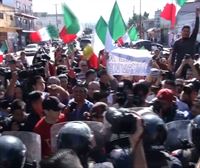 Protestas en Tijuana ante la llegada de los migrantes de la caravana