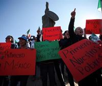 En Tijuana se acumula la tensión contra la caravana al grito de 'No a la invasión'