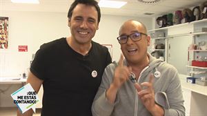 Ion Aramendi y Klaudio Landa, 'belarriprest' y 'ahobizi' en Euskaraldia