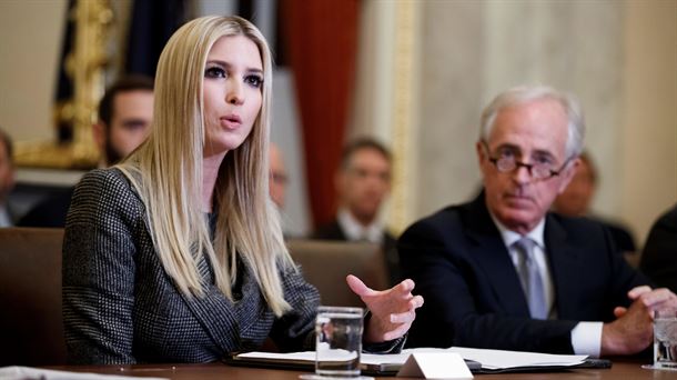 Ivanka Trump, AEBko presidentearen aholkularia Etxe Zurian. Argazkia: EFE