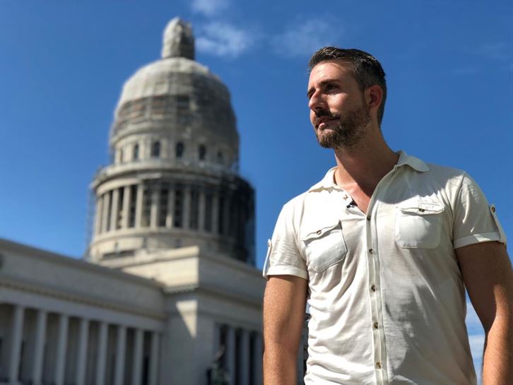 El reportero Gorka Vallejo