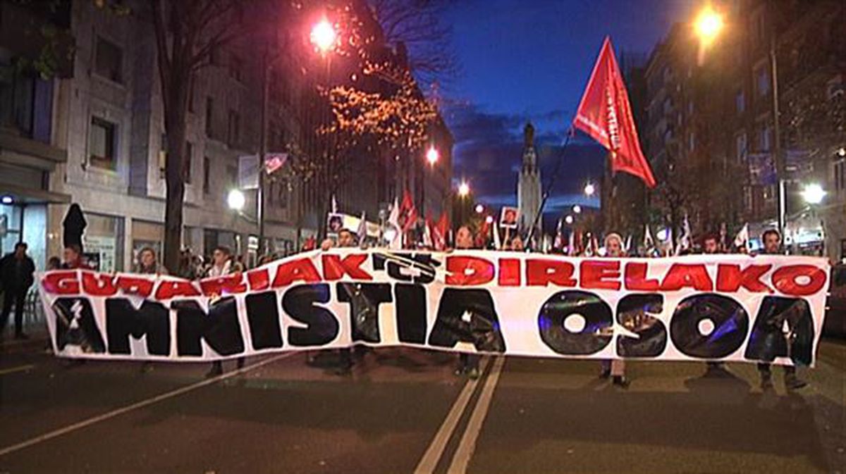 La marcha ha recorrido las calles de Bilbao. Foto: EiTB