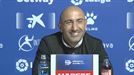 Abelardo: 'Hemos jugado un buen partido y me voy contento'