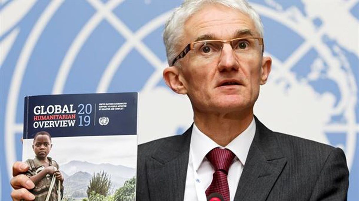El secretario general para Asuntos Humanitarios de la ONU, Mark Lowcock