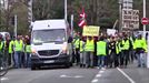 Los 'chalecos amarillos' vuelven a salir a las carreteras en Baiona