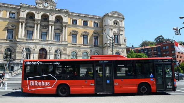 Un autobús de Bilbobus