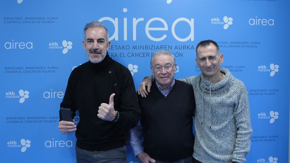 Patxi Alonso, Miguel Madariaga y Txema Montoya