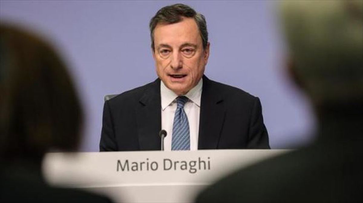 Mario Draghi Europako Banku Zentraleko (EBZ) presidentea. Argazkia: EFE