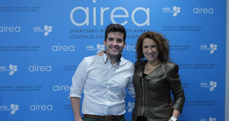 Odei Esnaola y Susana Azpilicueta