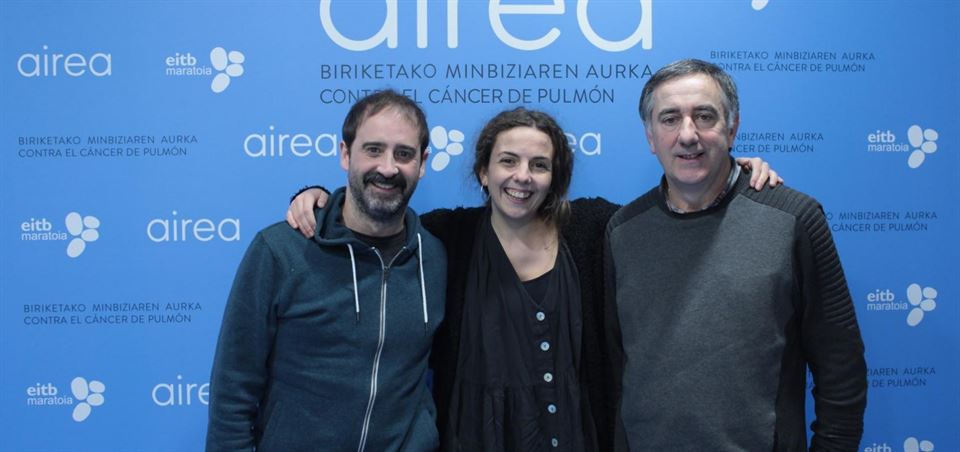 Iñigo Aranburu, Maialen Sorzabalbere y Anjel Mari Peñagarikano