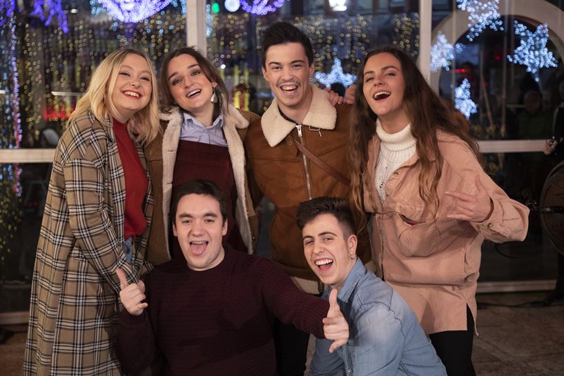 Asier Burguete, Iker Villa, Ainhoa Larrañaga, Oihan Moreno, Iholdi Beristain eta Maria Redondo