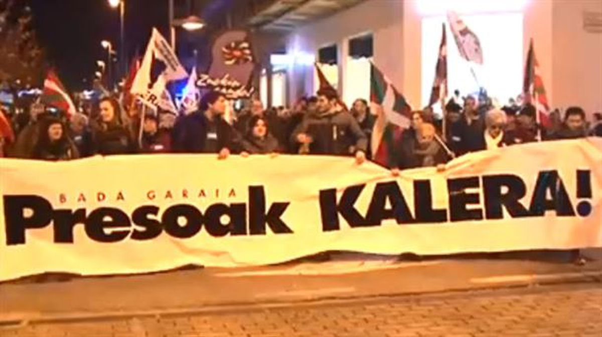 Manifestación de Kalera Kalera en Pamplona