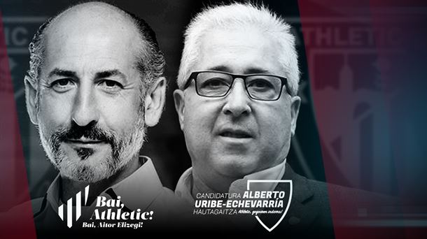 Los candidatos Alberto Uribe-Echevarría y Aitor Elizegi. Foto: EITB