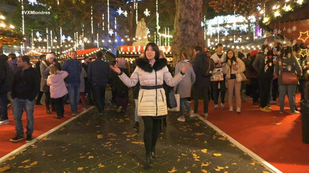 La reportera Carolina Calvo en Londres