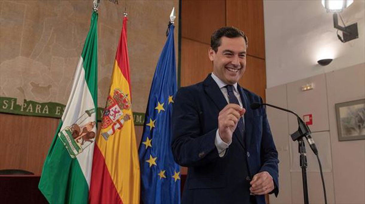 El líder del PP de Andalucía, Juanma Moreno.