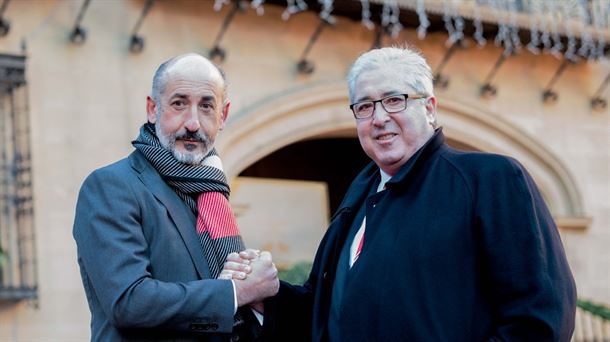 Aitor Elizegi y Alberto Uribe-Echevarría. Foto: EITB