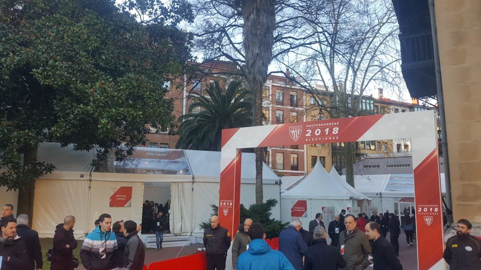 Bozkatze gunerako sarrera (Athleticeko hauteskundeak 2018)