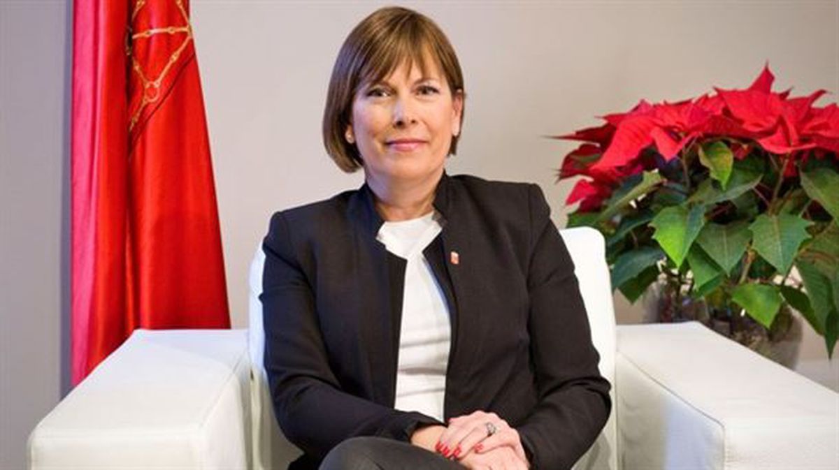 La presidenta del Gobierno de Navarra, Uxue Barkos