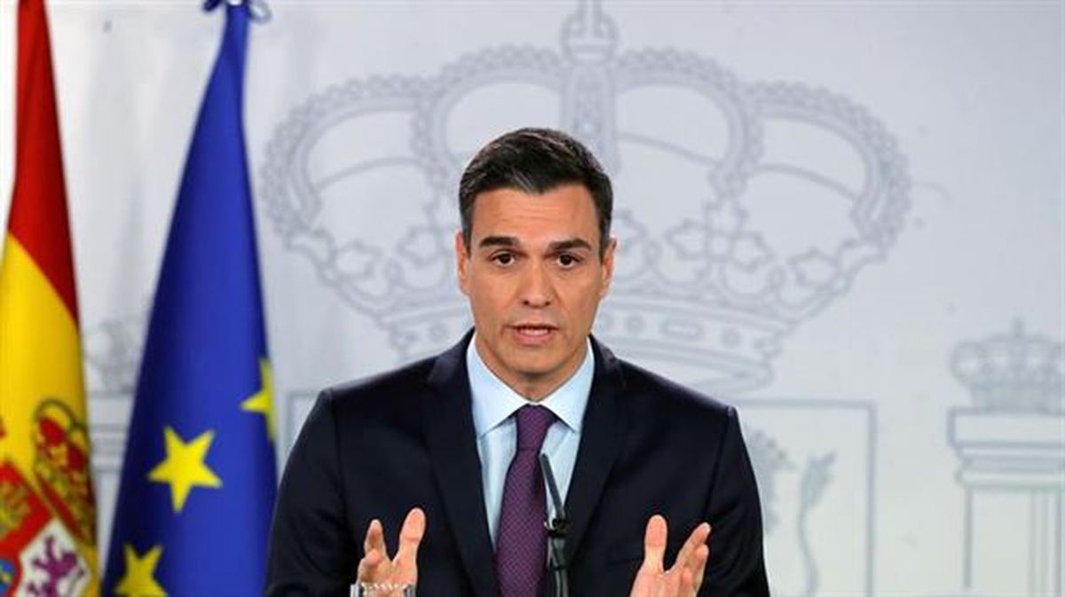 Pedro Sanchez Espainiako gobernuburua. Artxiboko argazkia: EFE