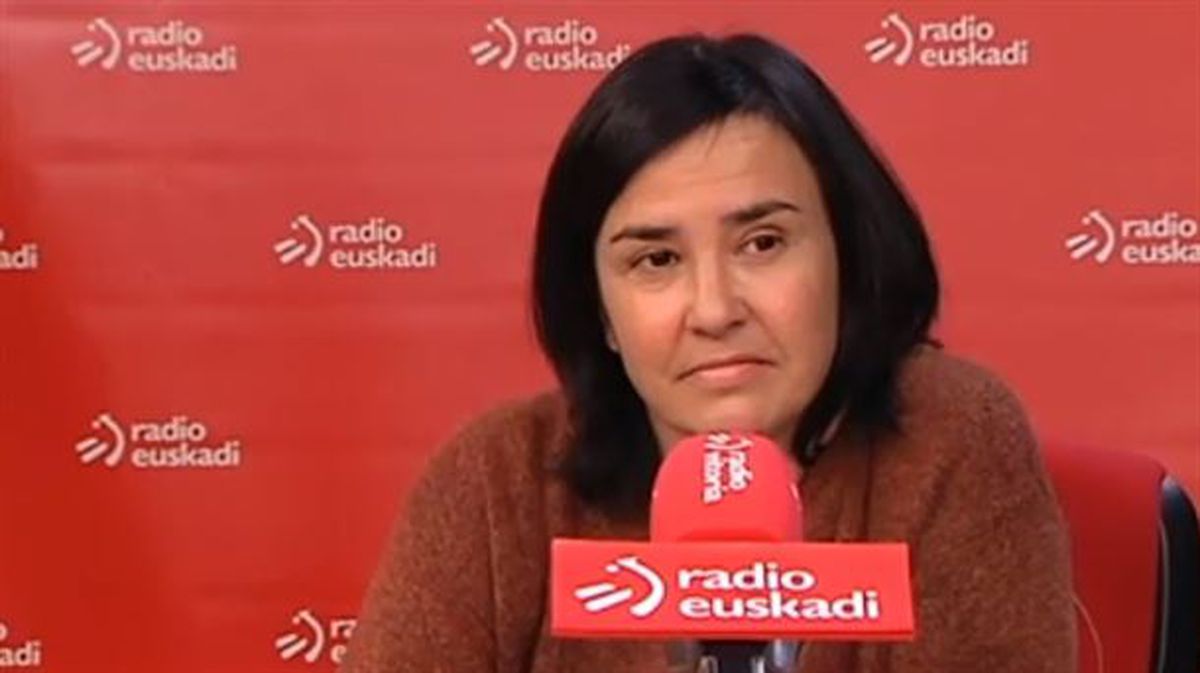 Cristina Macazaga Elkarrekin Podemoseko legebiltzarkidea. Irudia: Radio Euskadi