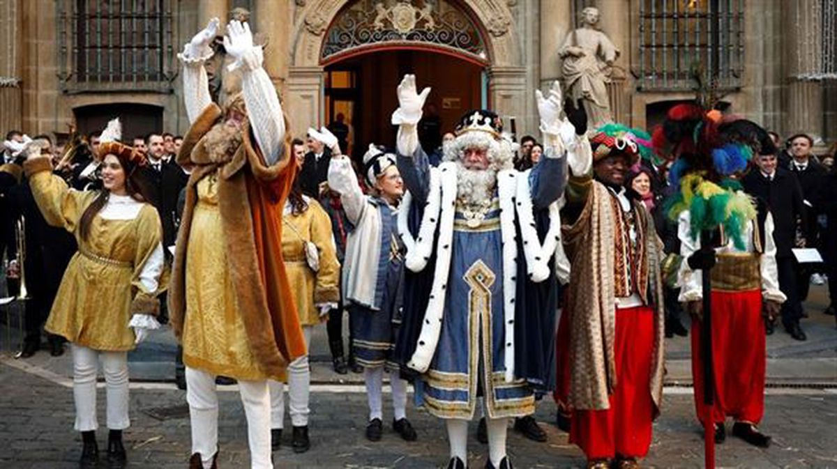 Los Reyes Magos en Pamplona (2019).
