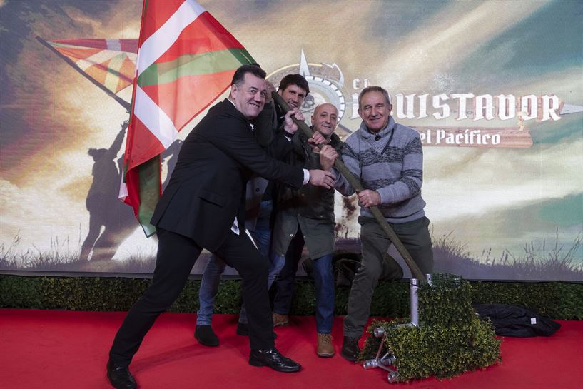 Preestreno del primer episodio de 'El Conquistador del Pacífico' en Bilbao