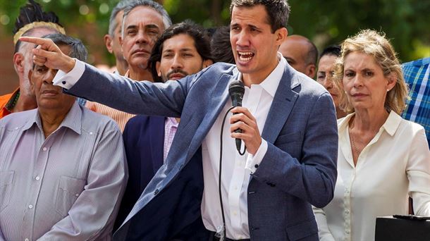 Guaido, Venezuelako Asanblada Nazionaleko presidentea.