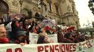 Los pensionistas vascos, un año reivindicando pensiones dignas