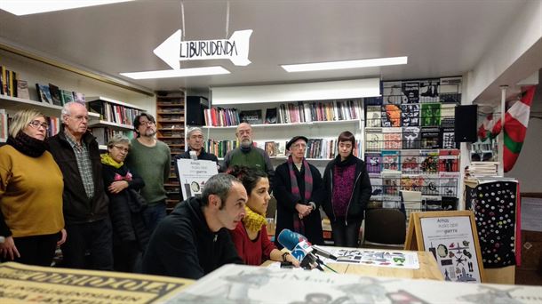 Una docena de colectivos denuncian la fabricación de armas en Euskal Herria