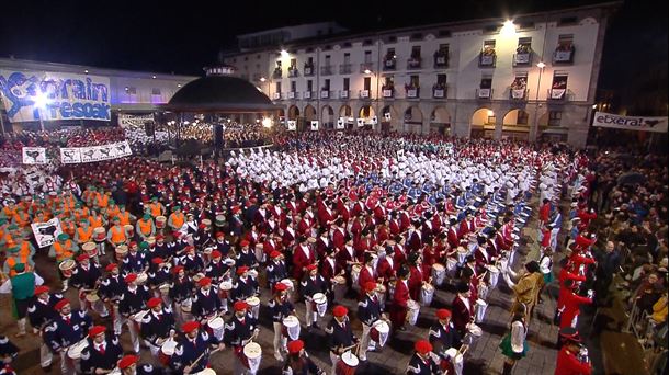 La tamborrada de 2019 en Azpeitia. Foto: EITB Media