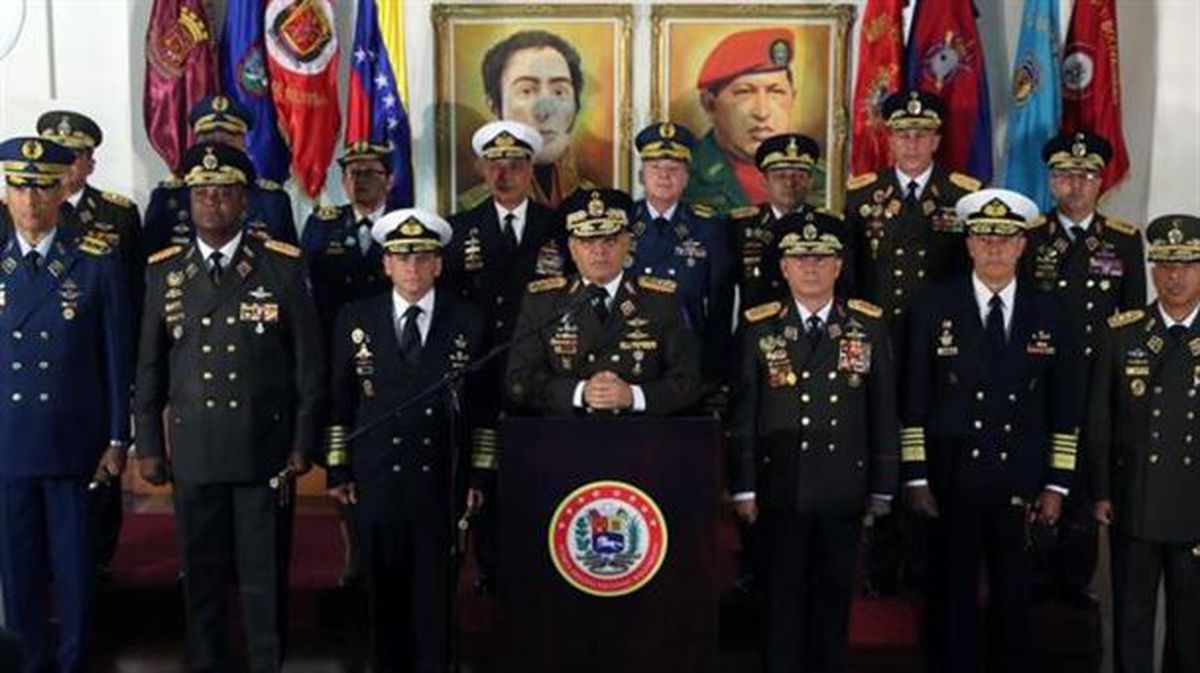 La cúpula de la Fuerza Armada Nacional Bolivariana de Venezuela en Caracas. Foto: EFE