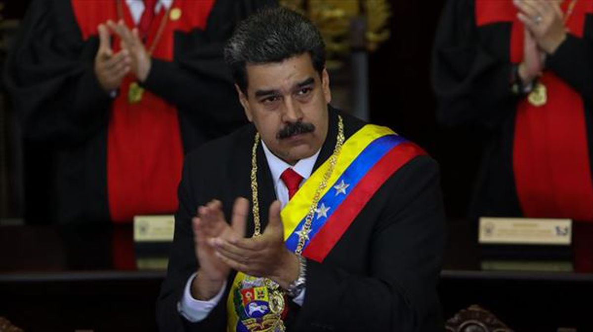 Nicolás Maduro en la sede del Tribunal Supremo de Justicia (TSJ)