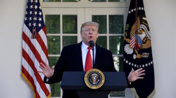 El presidente estadounidense, Donald Trump, en la Casa Blanca. Foto: EFE