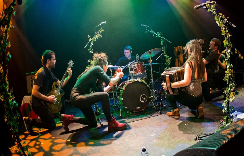 Concierto de Huntza en Glasgow. Foto: Gaizka Peñafiel