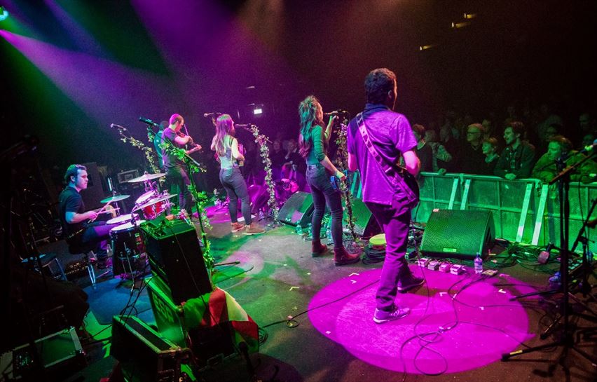 Concierto de Huntza en Glasgow. Foto: Gaizka Peñafiel