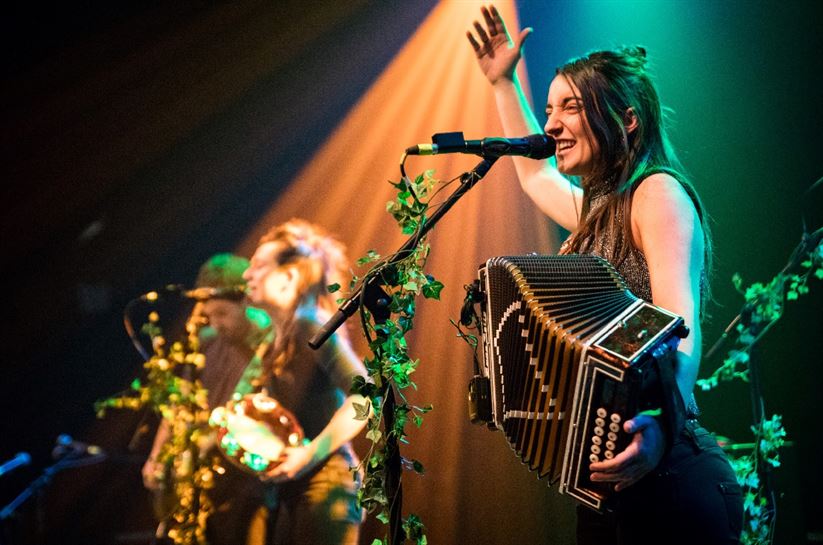 Concierto de Huntza en Glasgow. Foto: Gaizka Peñafiel