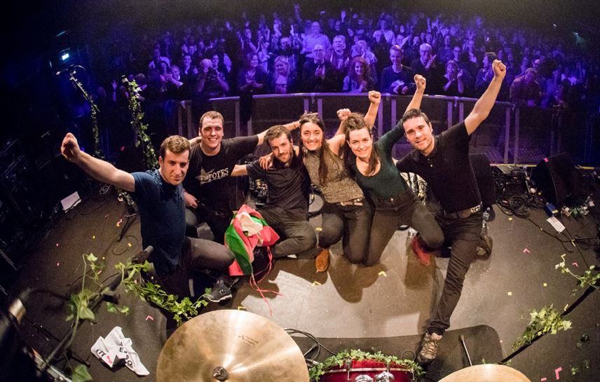 Concierto de Huntza en Glasgow. Foto: Gaizka Peñafiel