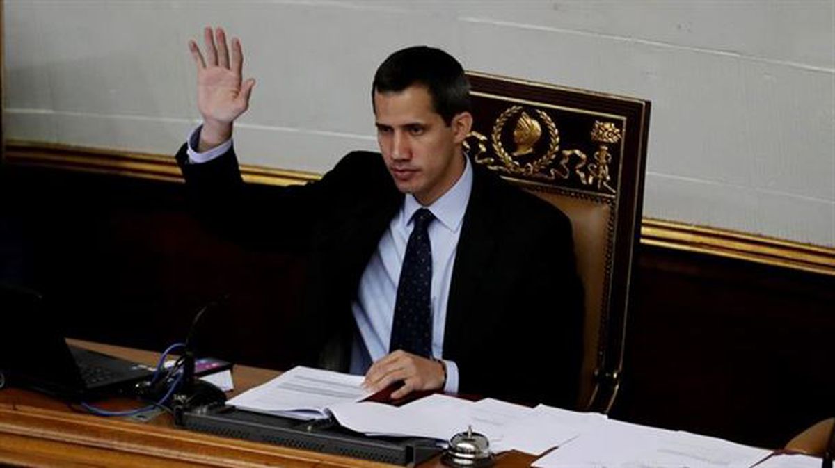 Juan Guaido Venezuelako Asanblea Nazionalean