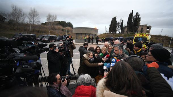 Albert Batet (Junts per Catalunya) en el exterior de la cárcel de Brians II