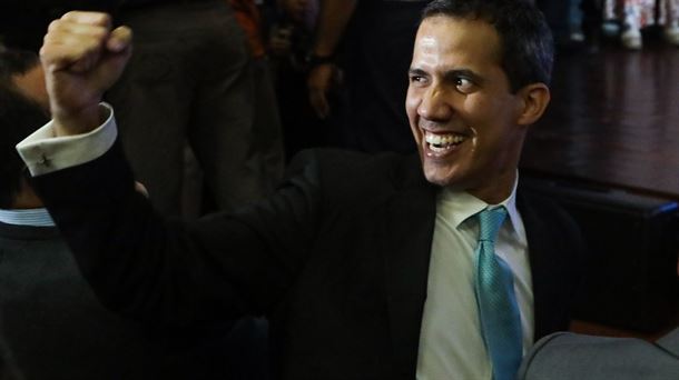 Juan Guaidó, autoproclamado presidente interino de Venezuela.